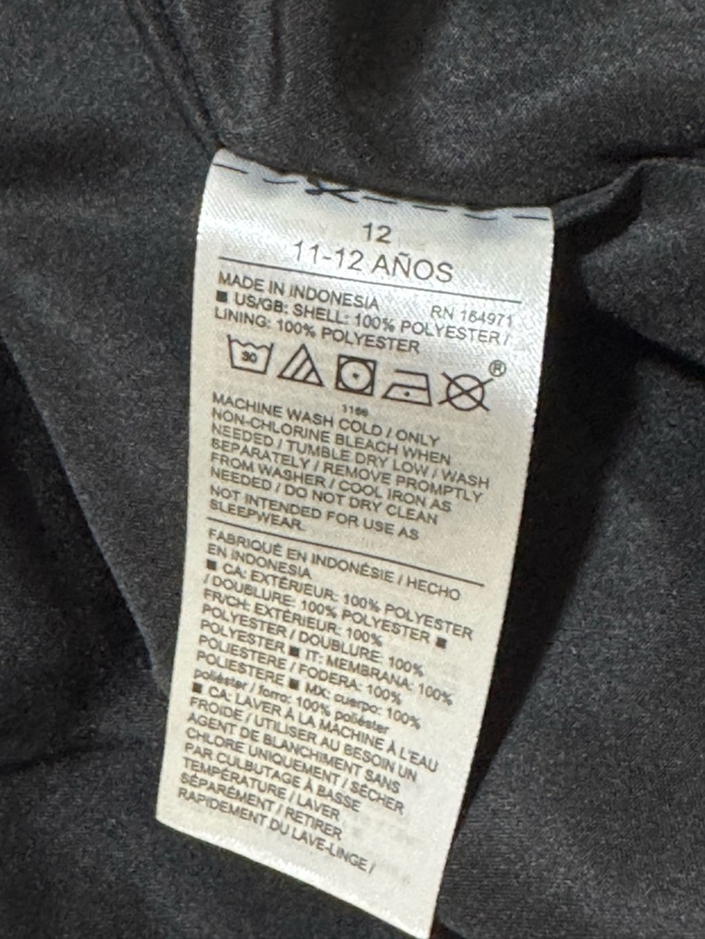 Janie And Jack Girls 12 Black Velvet Party Holiday Dress - Picture 4 of 12